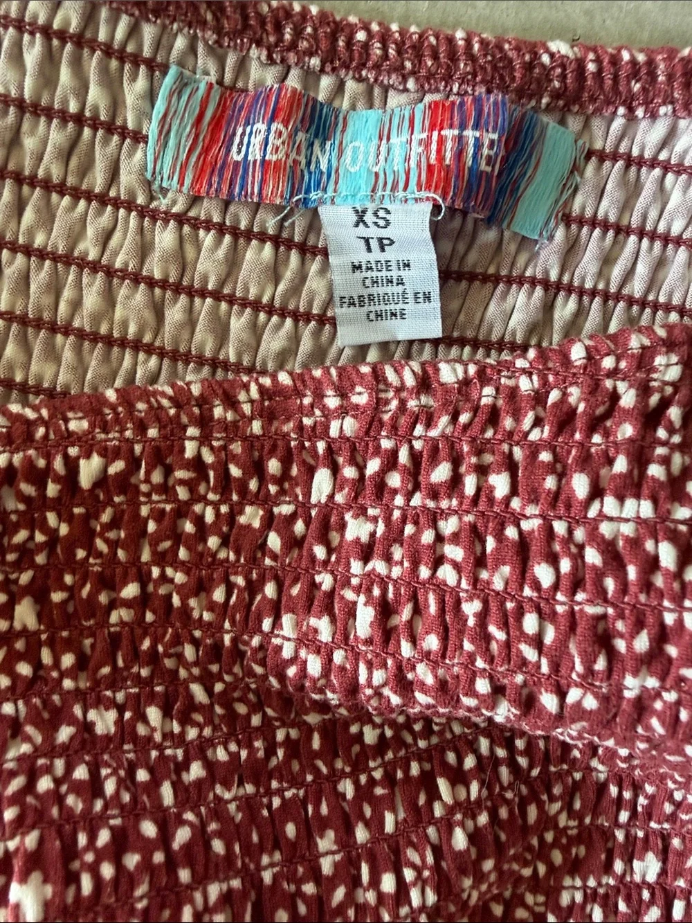 Urban Outfitters Tessi Smocked Puff Sleeve Midi Dress Size XS - Picture 3 of 9
